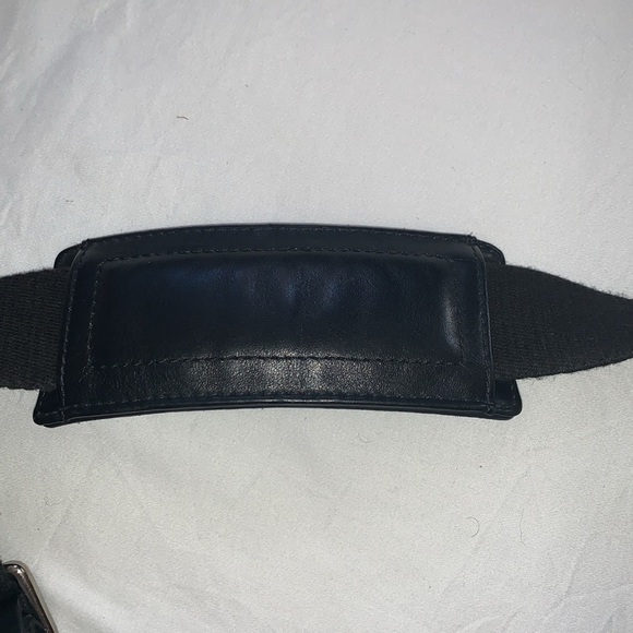 Gently Loved Tan Canvas Leather Laptop Crossbody Messenger Bag by COACH - Picture 12 of 12